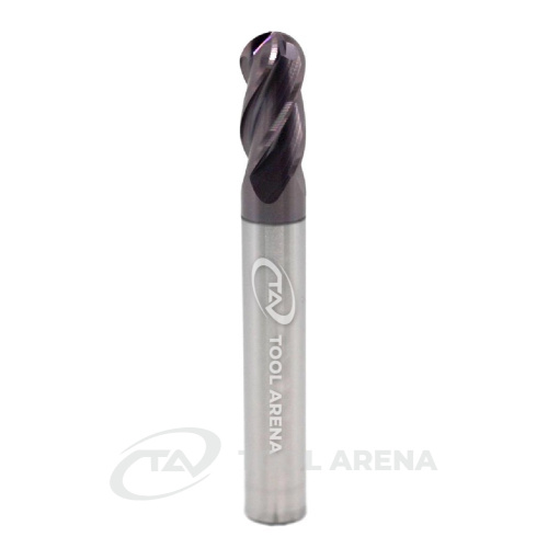 742301 Фреза твердосплавная сферическая D1x2x50x4xZ4 HP UH1204 TiAlN UNIHARD фото